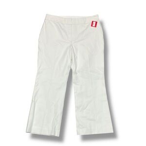 NWT Spanx Womens Pants Extra Large White Kick Flare Pull On‎